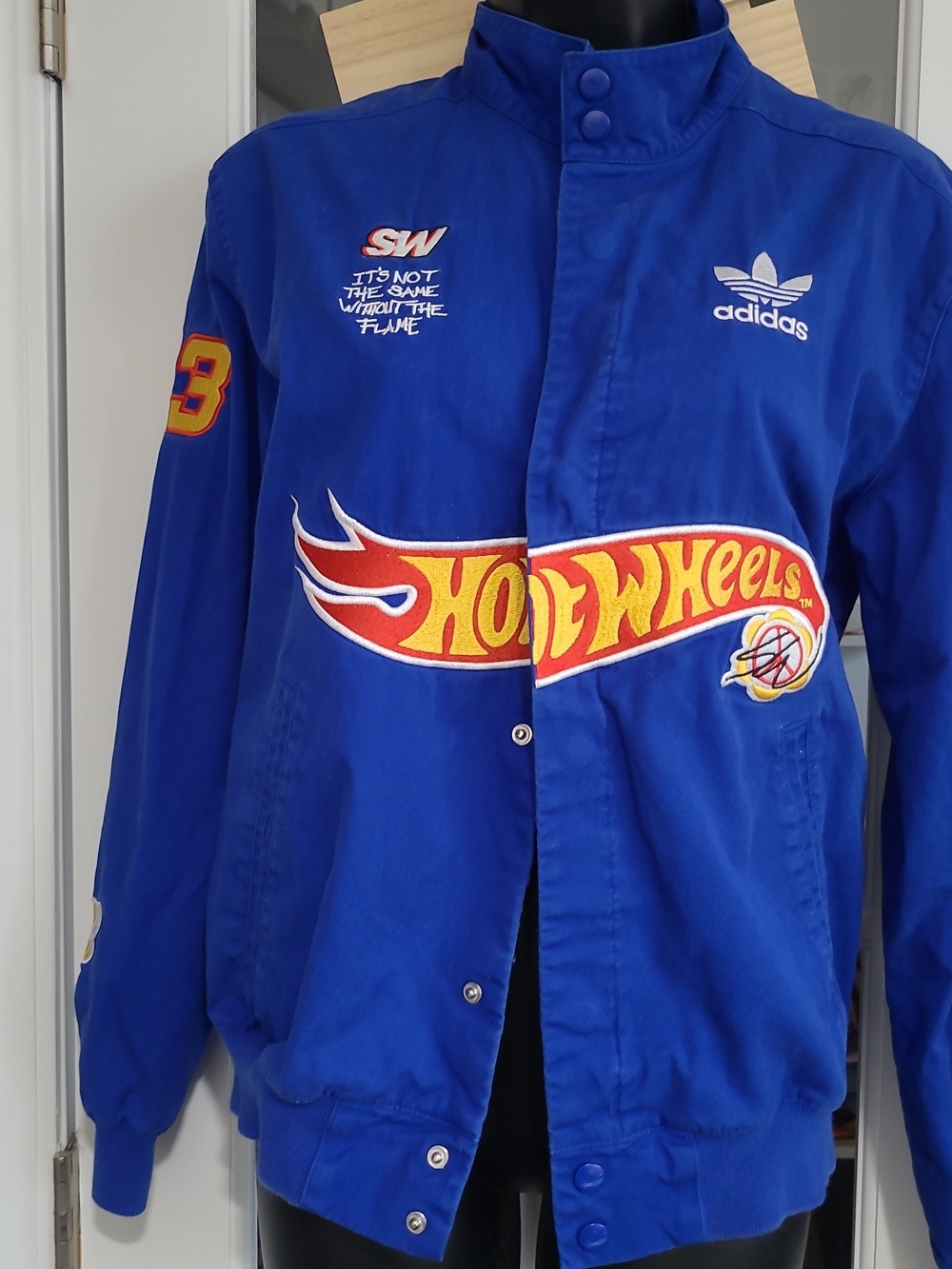 Adidas x Hot Wheels MEN'S Blue Logo Jacket